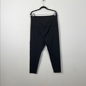 Girlfriend Collective Women's 3XL Black Seamless Maternity High-Waisted Leggings